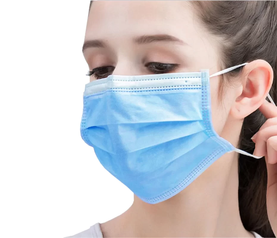 CUBREBOCAS PLISADO DE 3 CAPAS