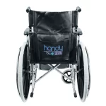 silla de ruedas cromada