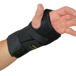 muñequera con barra ambidiestra