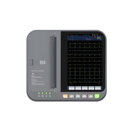Electrocardiógrafo Dawei de 12 derivaciones, equipo médico para diagnóstico cardiaco con pantalla a color y análisis automático