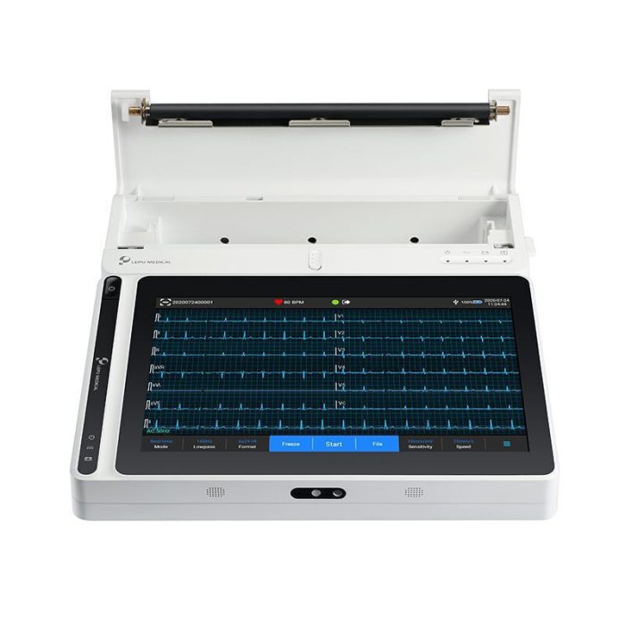 Como funciona un electrocardiografo lepumedical