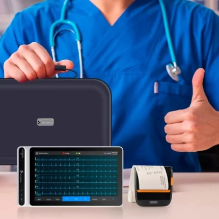 ECG con Inteligencia artificial e impresora termica
